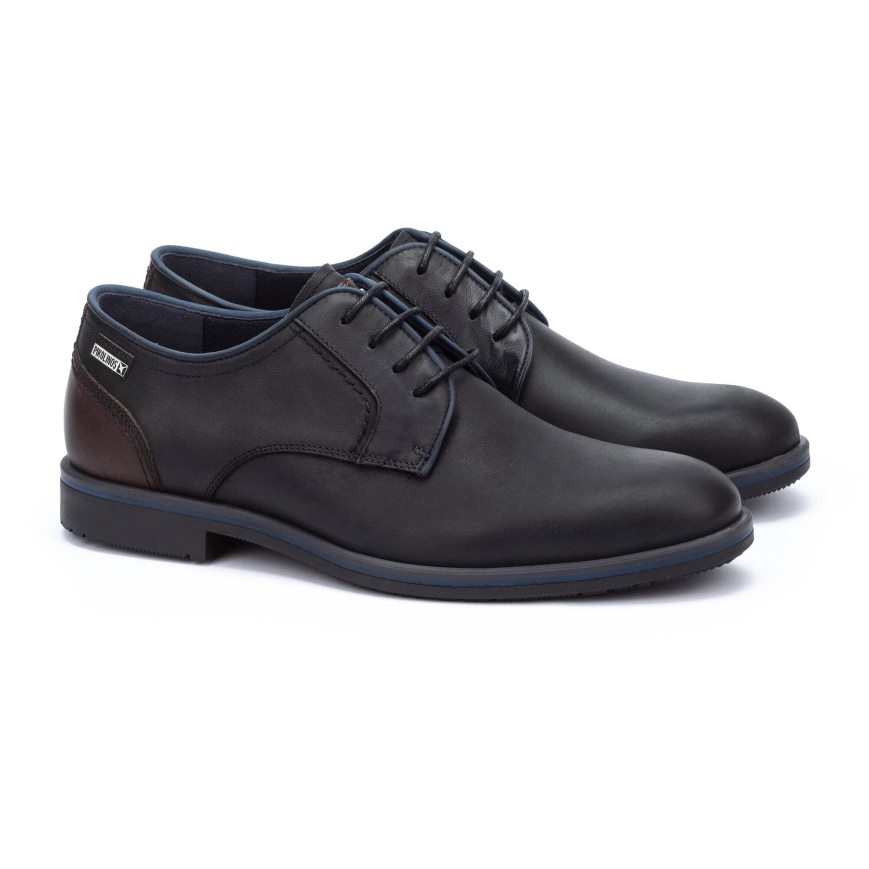 Pikolinos LEON Scarpe Stringate Uomo Nere | IT IT86093P